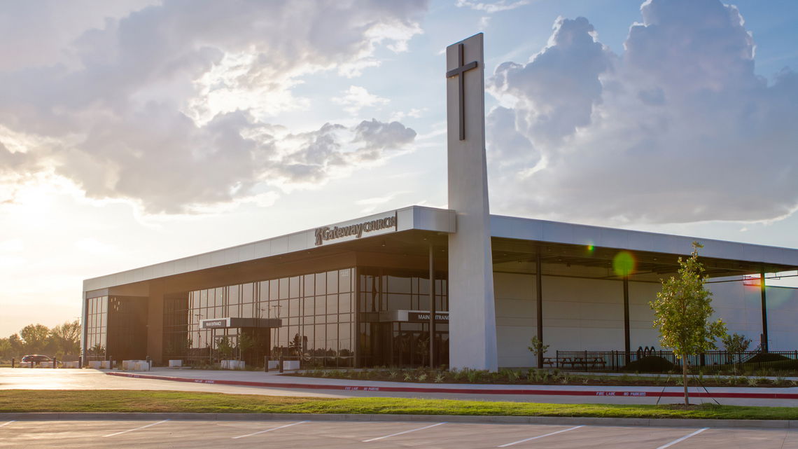 Outside of Gateway Church Justin