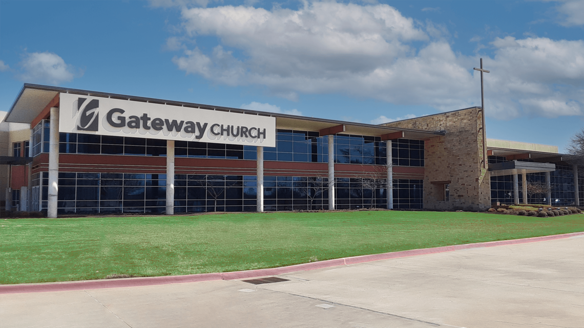 Outside of Gateway Church Plano